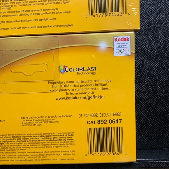 Kodak Ultima Picture Photo Paper High Gloss 4”X6” 2 sealed 100 count packages - Picture 6 of 8